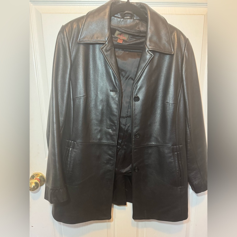 Danier Black Leather Jacket